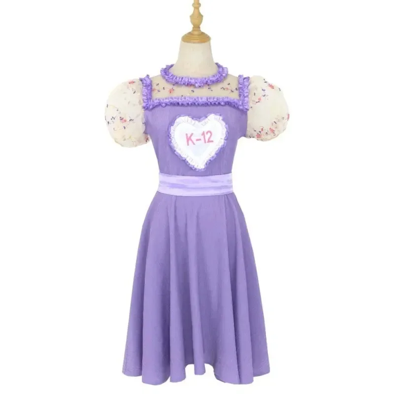 Women's K-12 Crybaby Angelita Cosplay K12 Uniform Pink Purple Dress Sweet Girls Melanie Martinez Outfits Halloween Costume