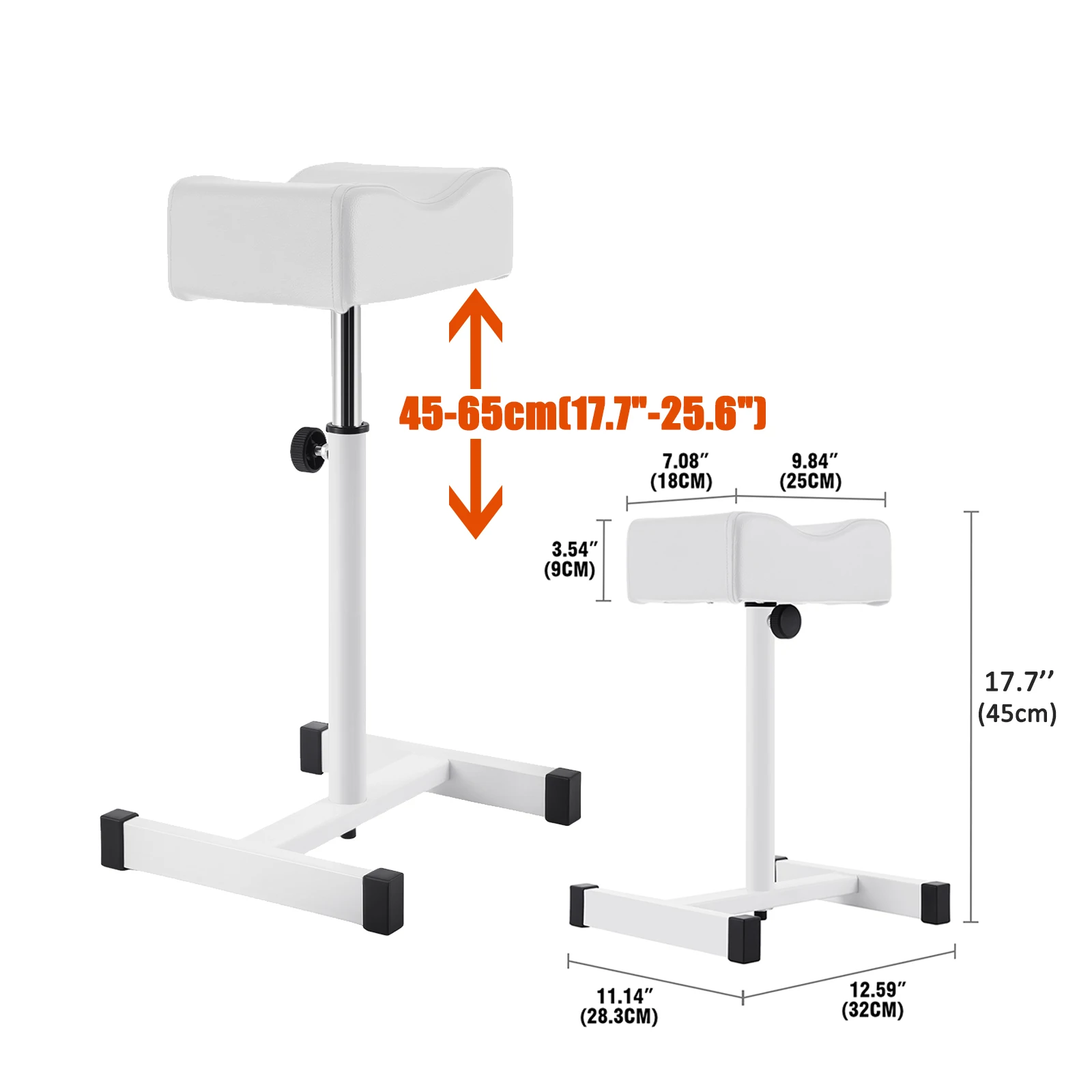 Foot Bath Pedicure Manicure Footrest Tool Bracket Beauty Massage Chair Nail Stand Footrest Salon Spa Stool Chair