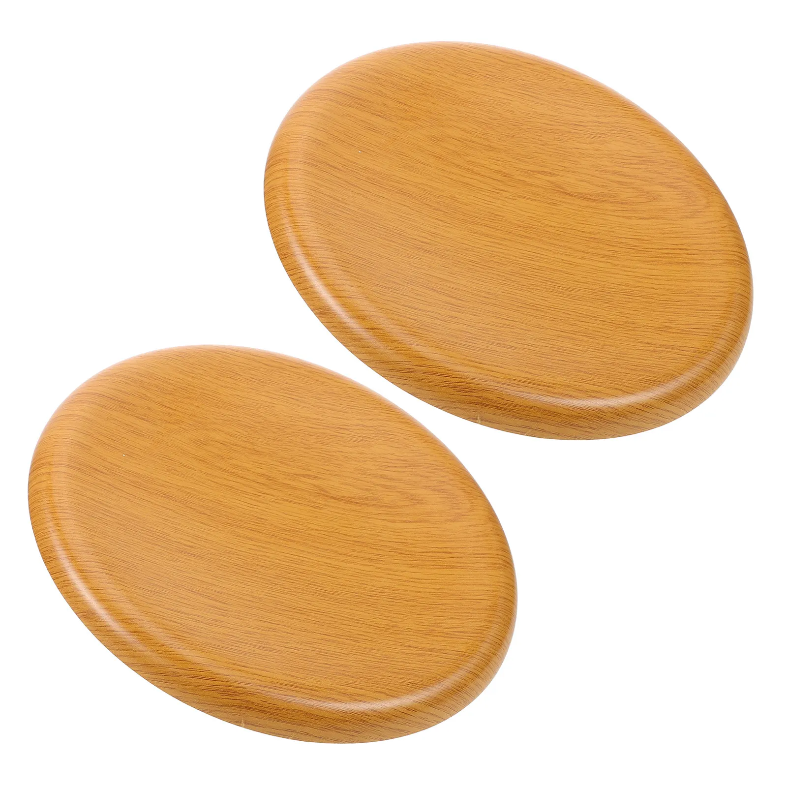 

Комплект из 2-х круглых деревянных сидений для барных стульев, 12 дюймов, из массива дерева, для использования в столовой, домашнем баре, накладка на сиденье стула