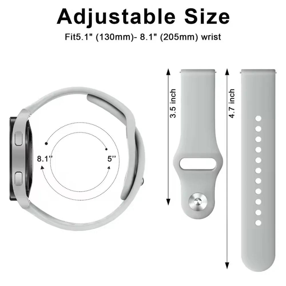 18/20/22 مللي متر سيليكون حزام ل Gramin Forerunner 970 570 965 265 265S 165 55 سوار رياضي Garmin Venu 3 3S Vivoactive 6 5 Band #6