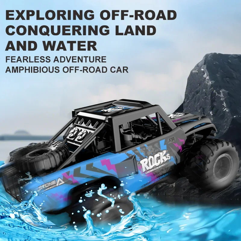 4WD RC Crawler Q191 Amphibious Climbing RTR Electric Off Road Vehicle Model 2.4G Remote Control Car Toys for Children