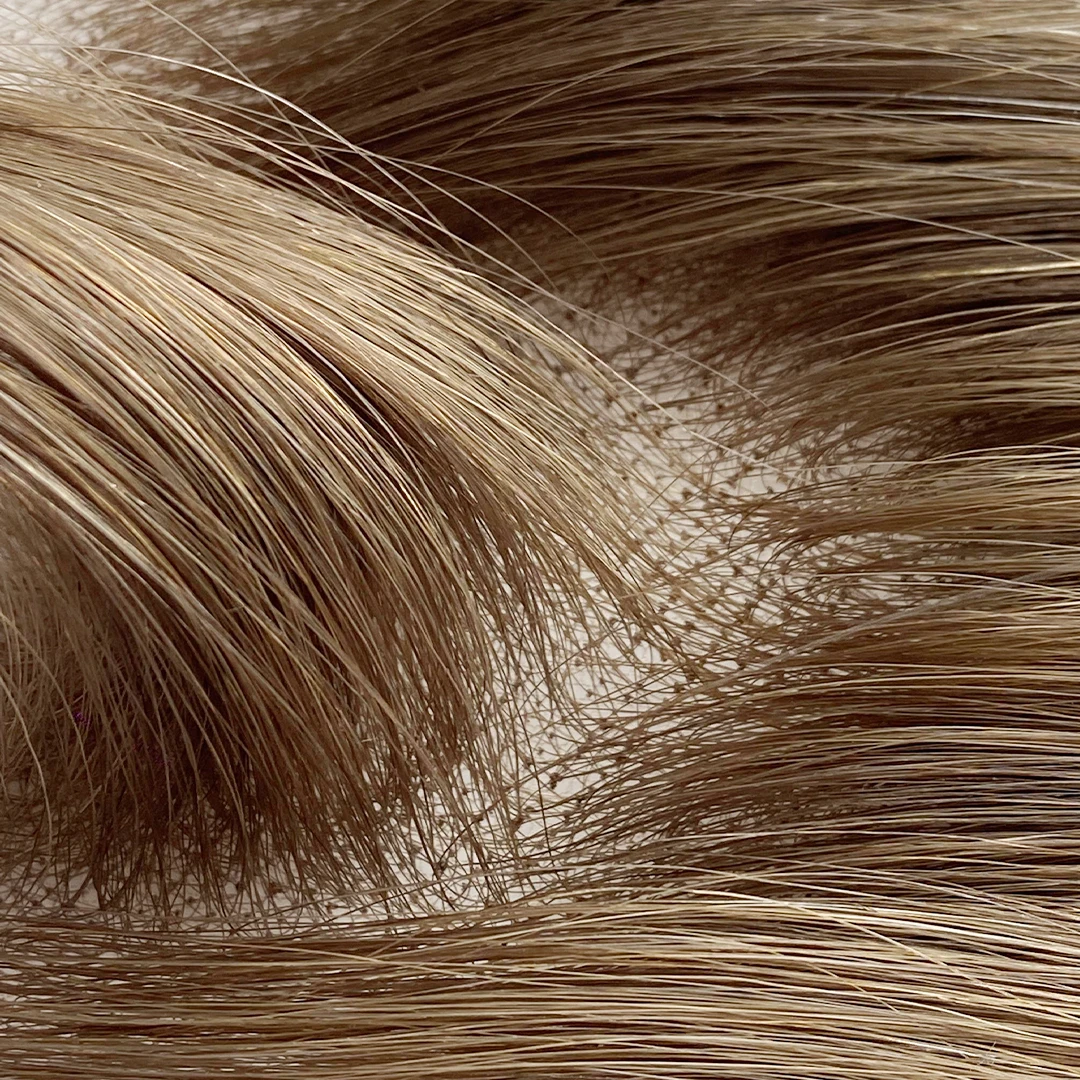 2025 Hair Toppers Dark Brown Straight Mono Lace With Pu Base Breathable Topper For White Women