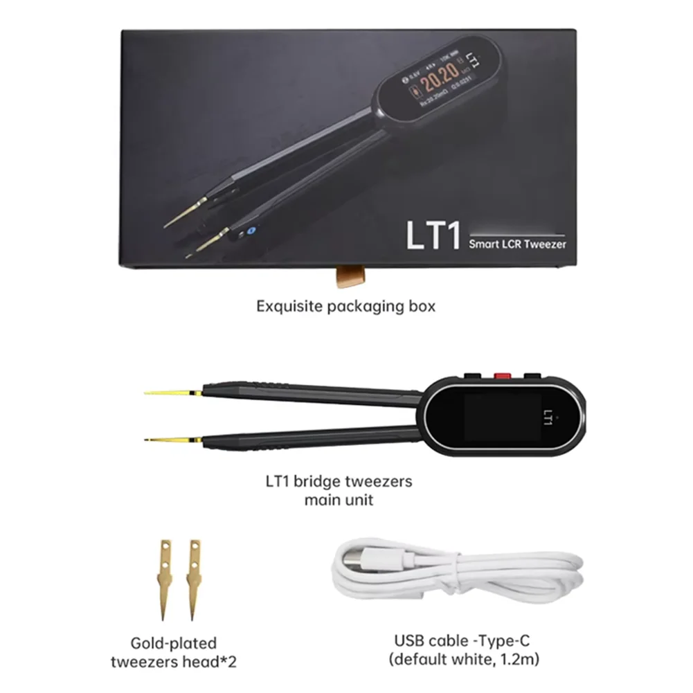 LT1 الرقمية جسر المشبك ERP ESR LCR المقاوم الرقمي مكثف مغو ABS LT1 الرقمية جسر المشبك اختبار متر للكشف عن