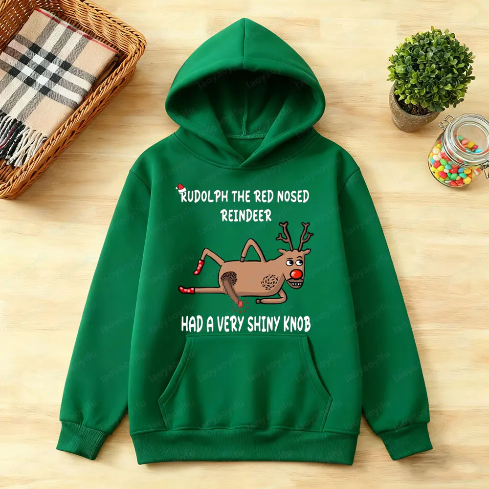 حفلة عيد الميلاد البلوز مضحك الجدة وقح رودولف هوديس القبيح عيد الميلاد ملابس رجالي الكبار عيد الميلاد مهرجان ازياء عطلة القمم #3