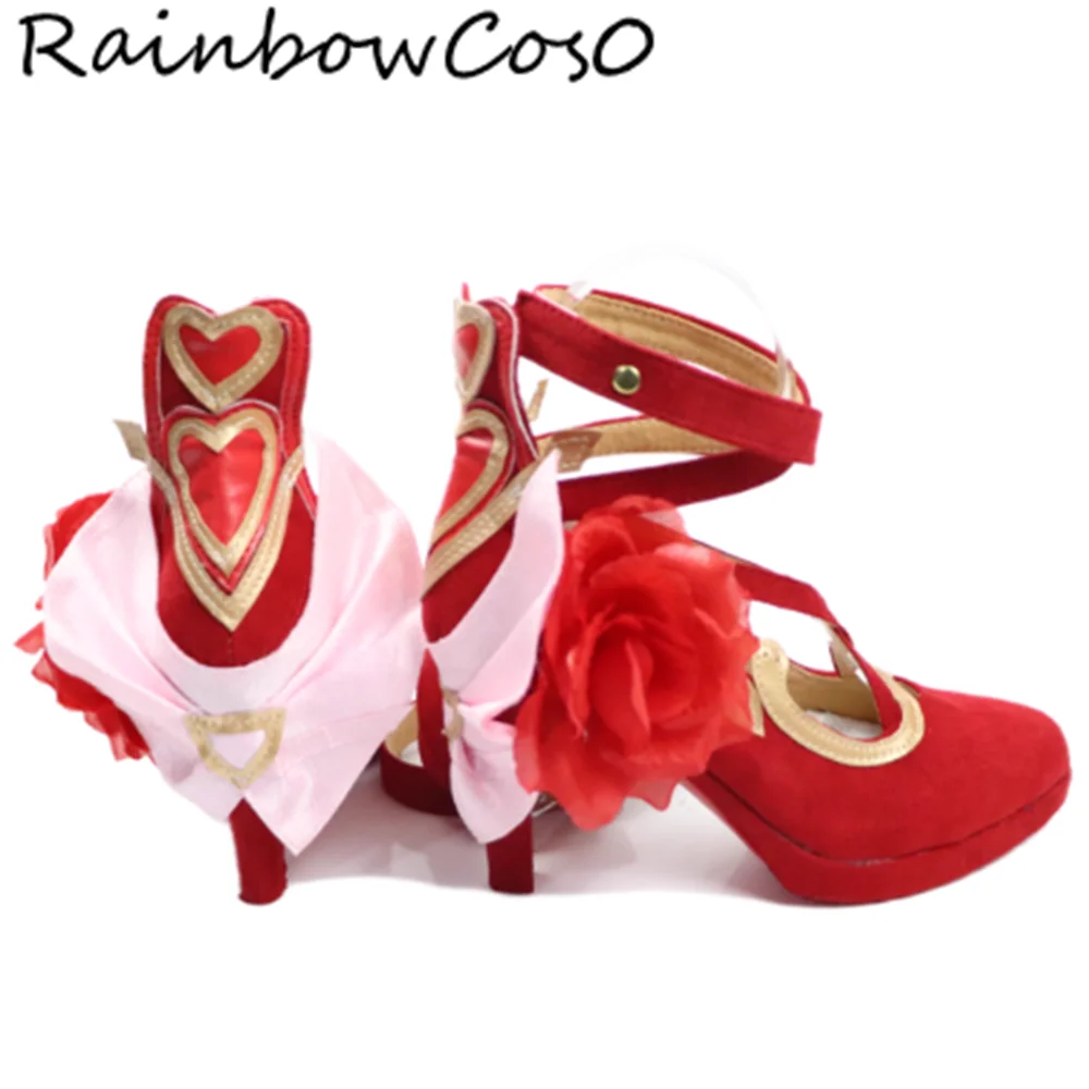 إليسيا هونكاي إمباكت هونكاي: ستار ريل كوسبلاي أحذية أحذية لعبة أنيمي حفلة الهالوين RainbowCos0 W5416 #3