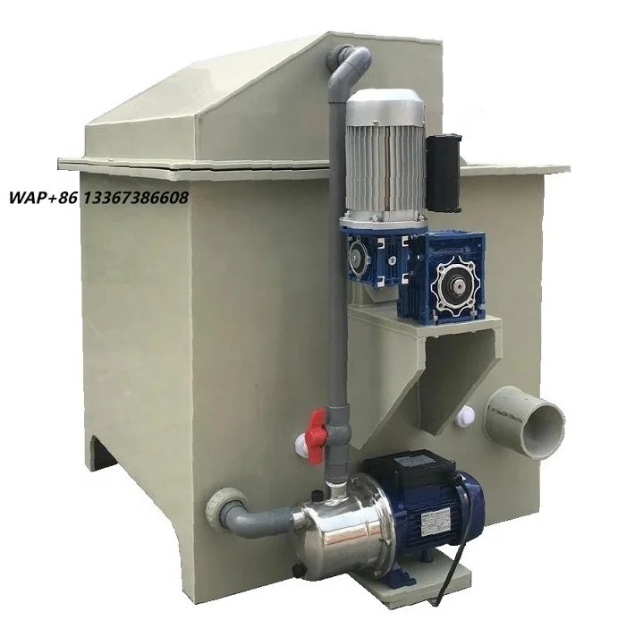 OS-WL 60m3/hr Ras System Indoor Fish Pond Filter System Fish Farming Aquaculture Rotary Drum Filter