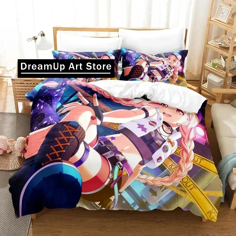 anime-nyubara-reona-ensemble-de-literie-mignon-housse-de-couette-housse-de-lit-avec-taie-d'oreiller-double-simple-reine-king-size-garcons-adultes-textile-de-maison
