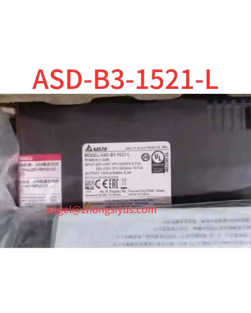 

New 1.5 kw servo drive ASD-B3-1521-L