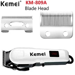 KM-809A Professional Hair Clipper Blade Professional Stagger-Tooth 2-Hole Clipper Blade Carton Steel Clipper Accessories