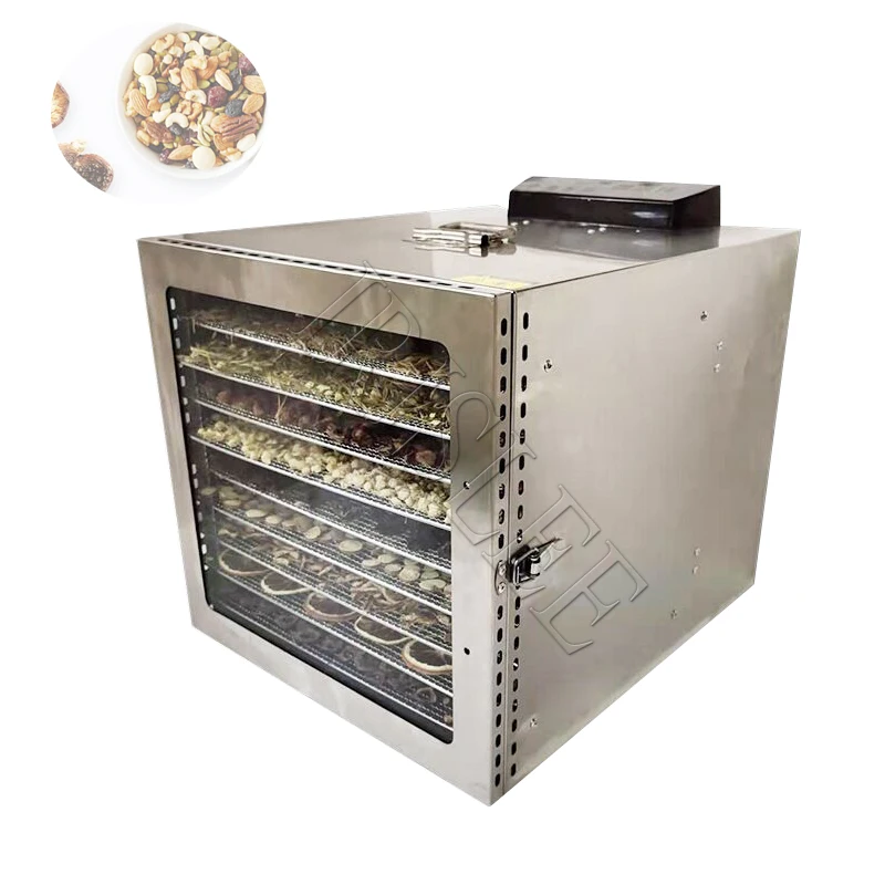 

110/220V Large Household Food Fruit Dehydrator Dryer High Capacity 10 Layers Dried Frame Low Noise Food Drying Machine