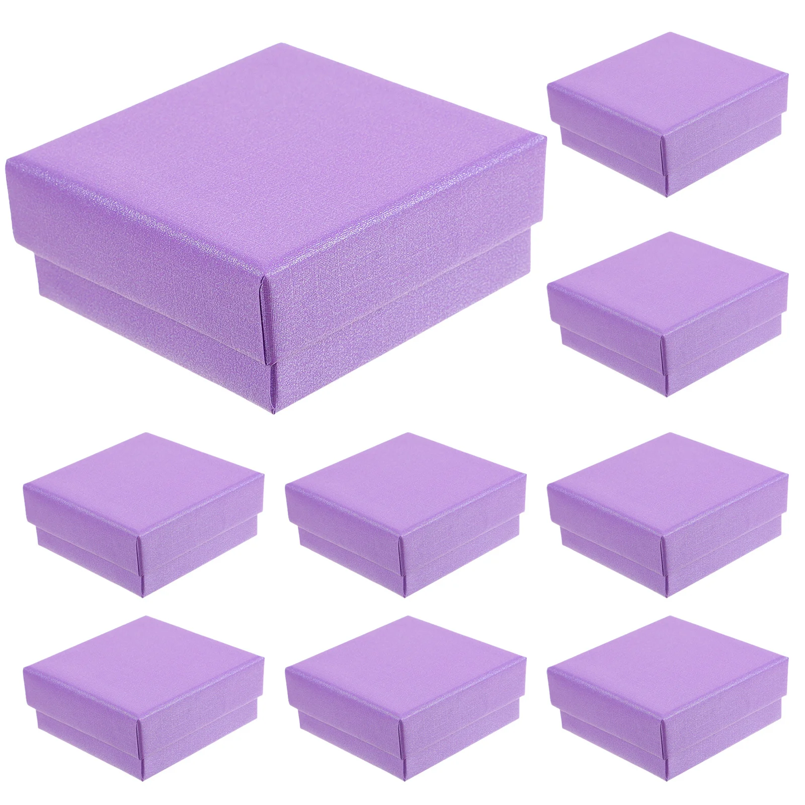 12Pcs Jewelry Storage Boxes Small Paper Gift Box Square Retro Organizer for Earrings Necklaces Rings Bracelets Jewelry Gift Box