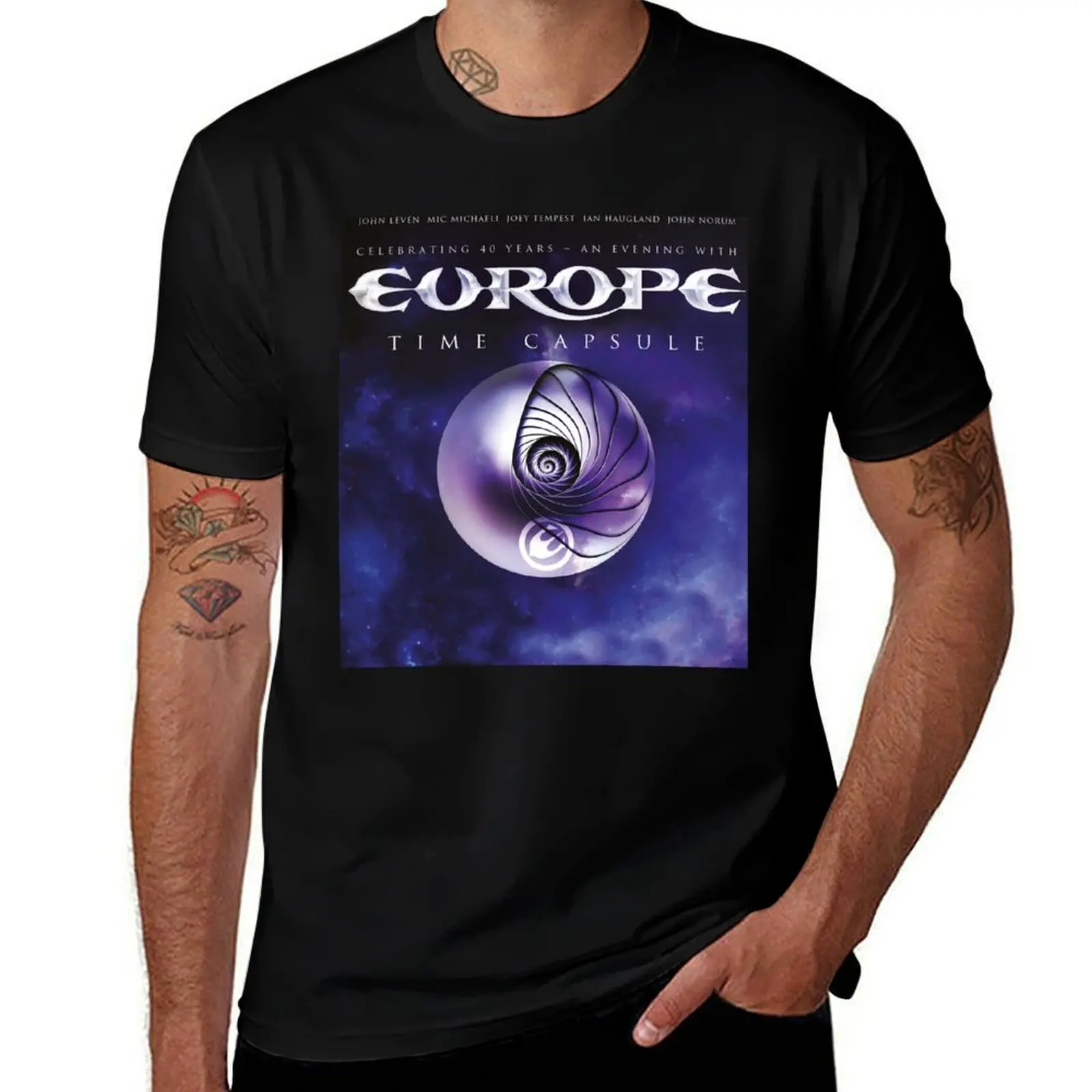 Celebrating of the Europe Old Capsule 40 Years T-Shirt anime tshirt funny t shirts cotton T-Shirt