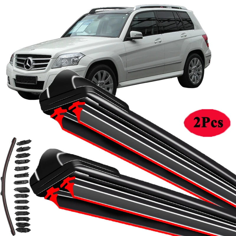 

For Mercedes Benz GLK 280 300 350 200 220 320 X204 2015 2016 2017 Windscreen Windshield Accessories Auto Car Front Wiper Blades