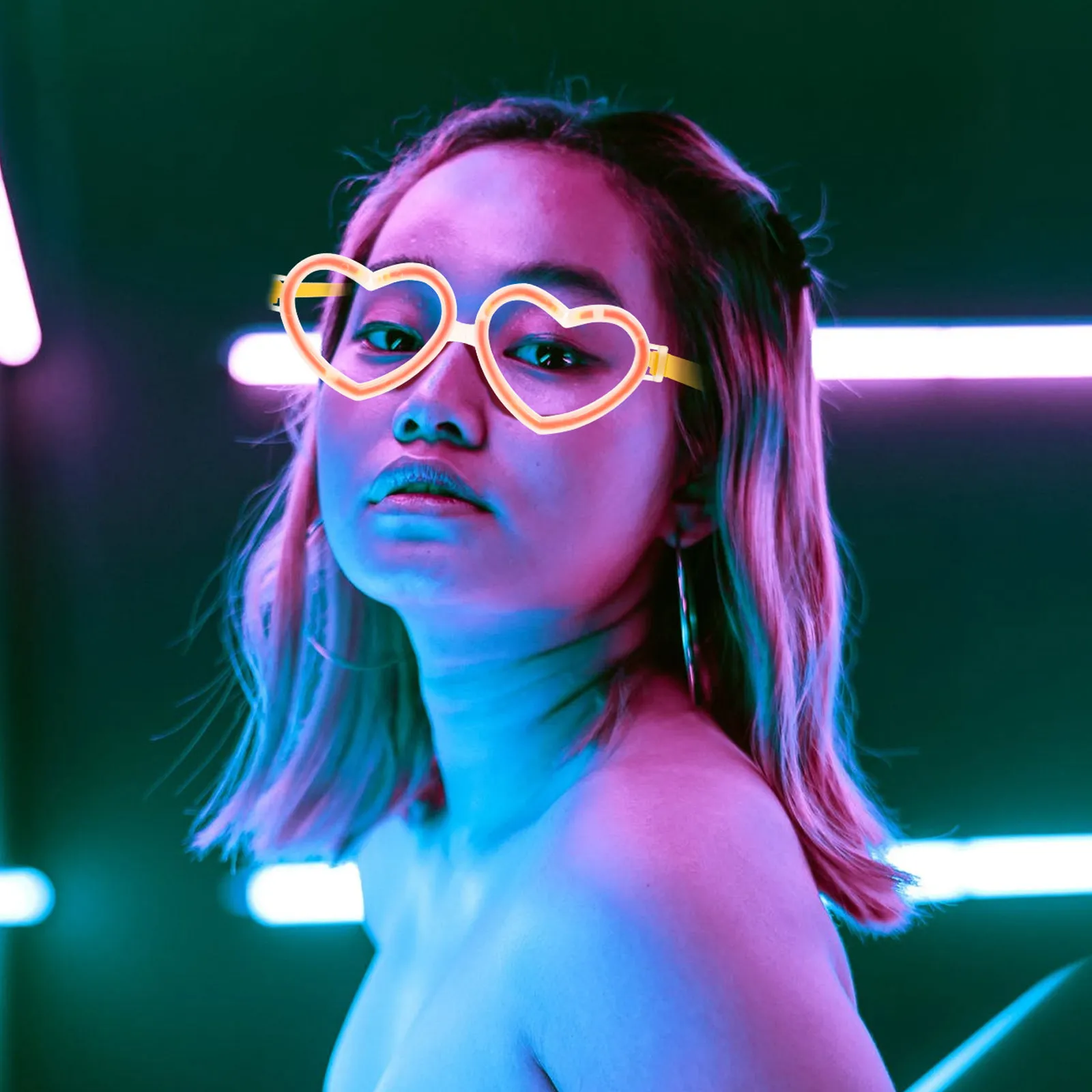 

20 комплектов соединителей для светящихся очков, запасные части, набор для самостоятельной сборки оправы, светящиеся в темноте аксессуары для очков, легкие и удобные, для вечеринок