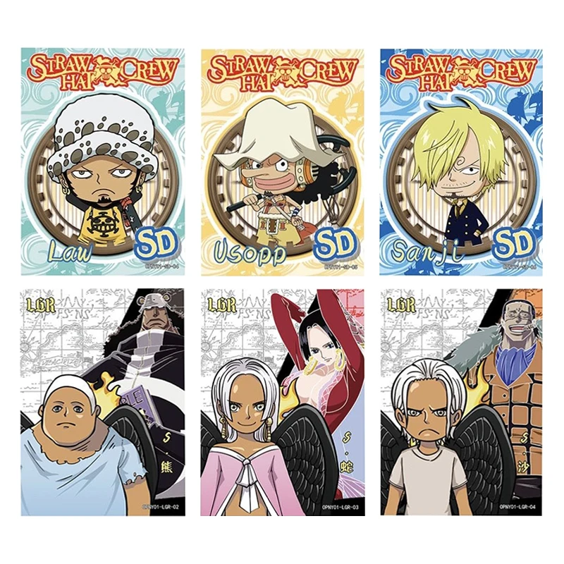 

Japanese Anime One Piece Monkey D. Luffy Trafalgar D. Water Law Usopp Collectible Cards Christmas Birthday Gifts Children's Toys