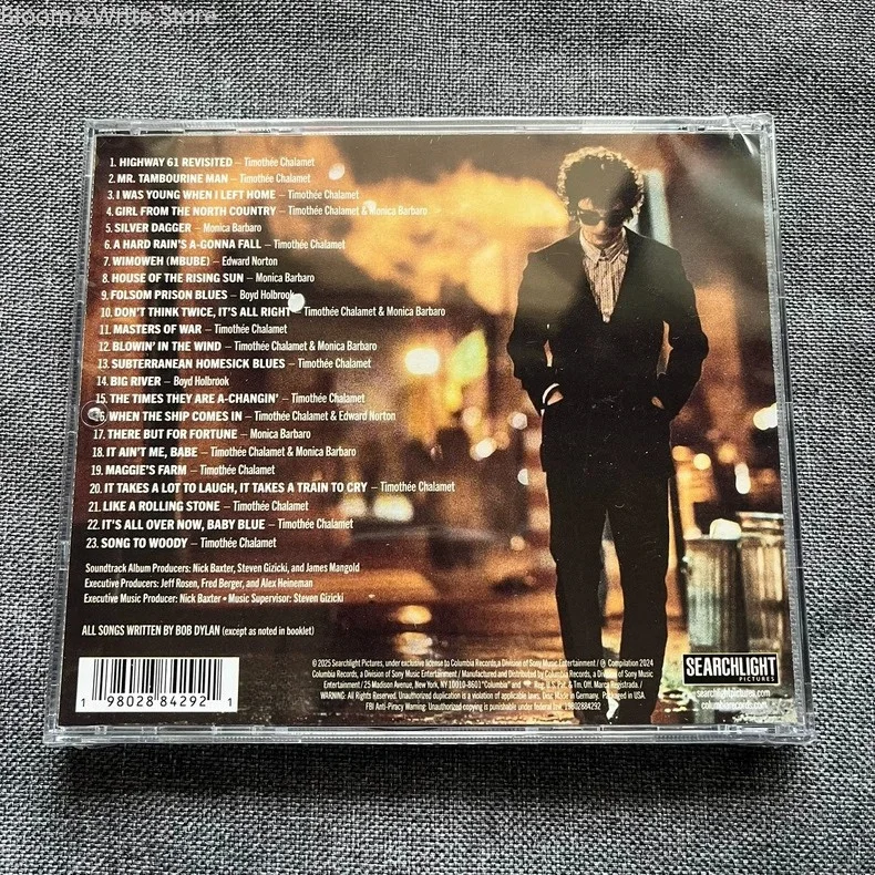 Spot Goods/ A Complete Unknown The Legend of The Unknown Rock Poet Original Soundtrack CD Bob Dylan Fan Music Gifts