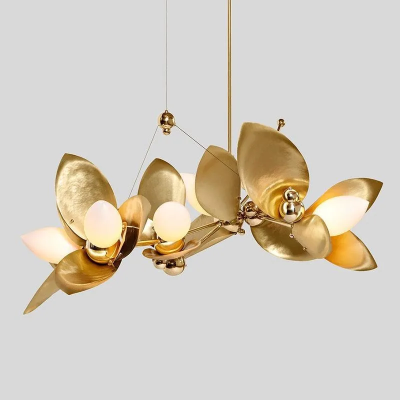 = Nordic designer style art chandelier, Italian light luxury decorative lamp