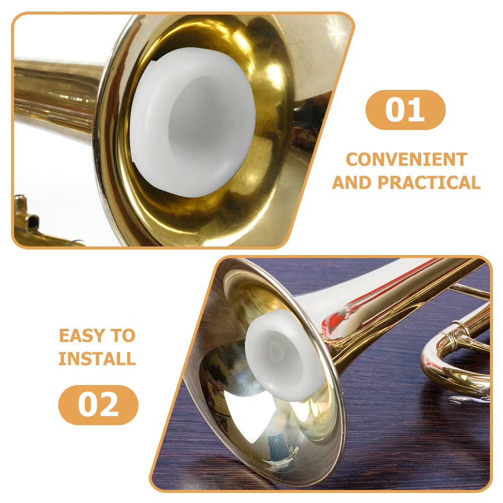 

Mouthpiece Plastic White Replacement For Trumpet Durable Musical Instrument Part Trumpet Accessories Mouthpiece Tools
