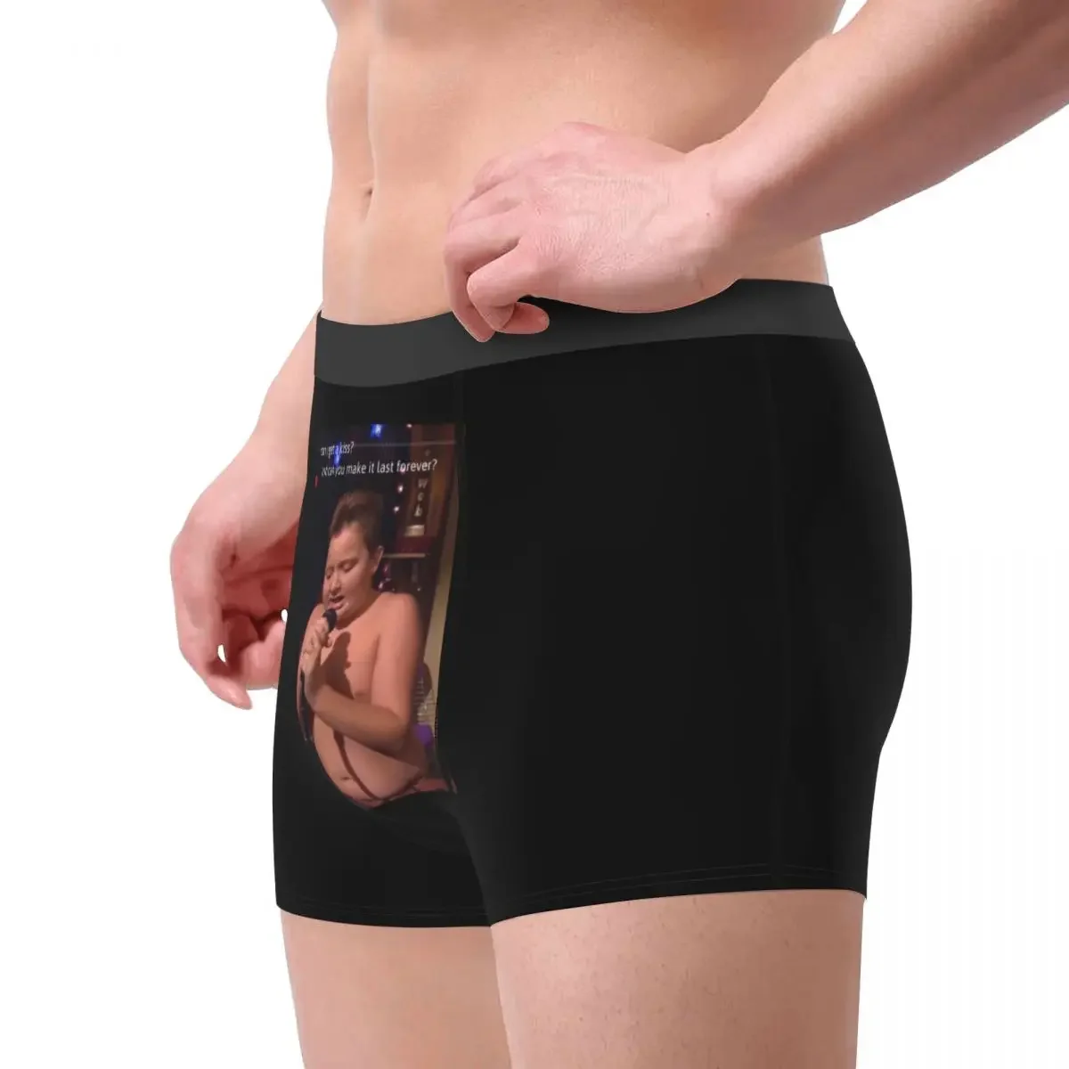 Men's Gibby Singing ICarly Meme Underwear Fashion Boxer Shorts Panties Male Breathable Underpants Plus Size