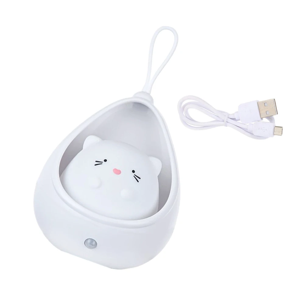

Sensor Night Kids Bedroom Simple Bedside Lamp White USB Charging Body Sensing Light Human Daily Life Home Bedroom