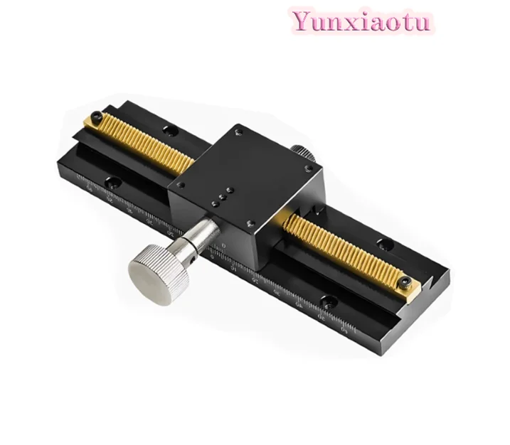 X-axis Displacement Platform LWX25-40/60-L50/100/150/200/300, Dovetail Groove Rack and Pinion Linear Slide
