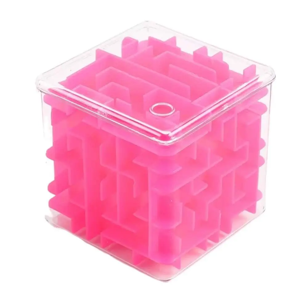 

Birthday Party Puzzle Cube Toys 3D Six-Sided Magic Cube Labyrinth Game Educational Toys 3D Maze Magic Cube Rolling Ball Game