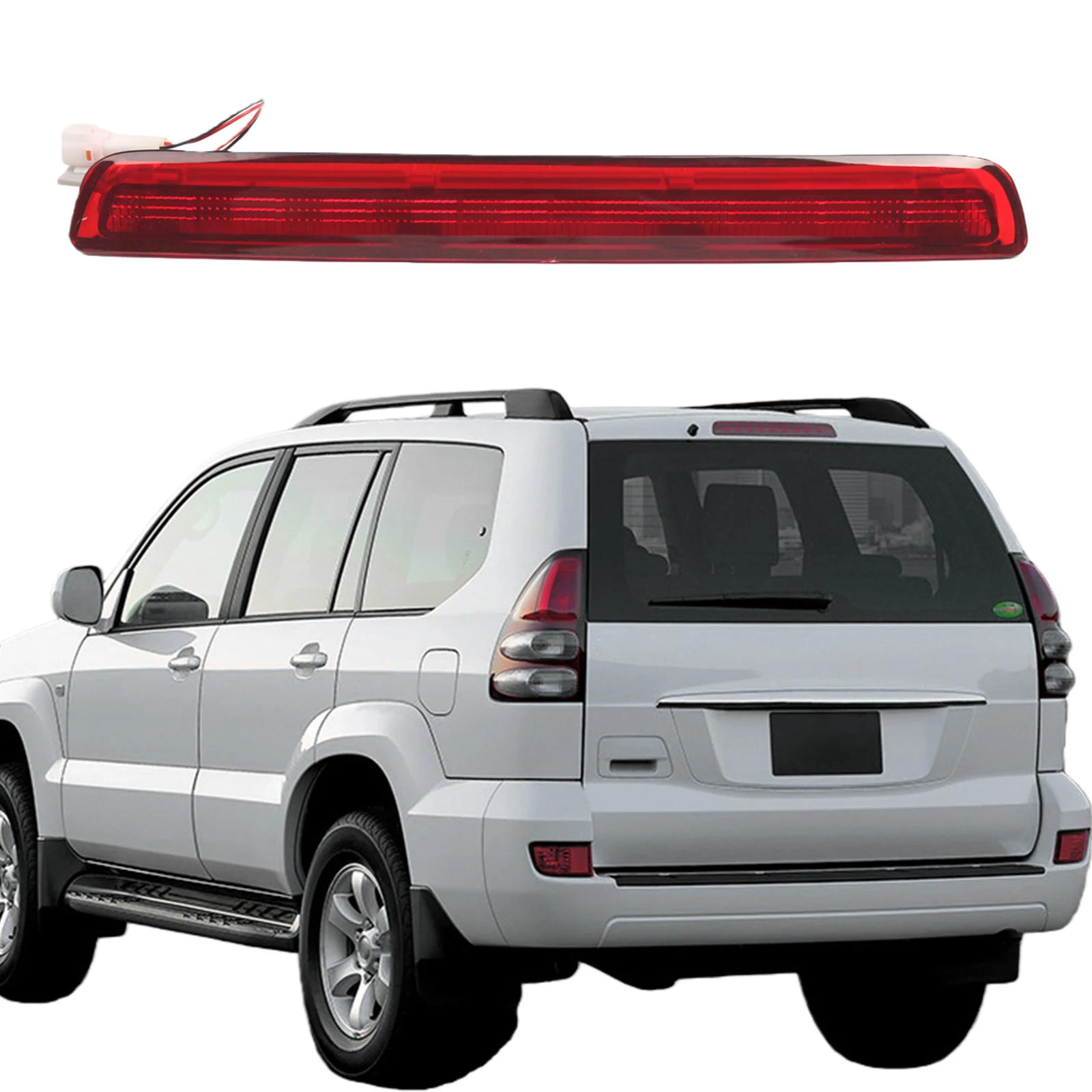 

Дополнительный стоп-сигнал 81570-60081, замена высокорасположенного стоп-сигнала 81570-60080 для Toyota Prado LC120 4000 2700 GX470 2003-2009