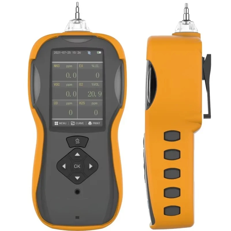 Safewill Portable Multi Analyzer ES60A Industrial Use Oxygen Leak Detector 6-in-1 LPG Leak Detector CE Certified