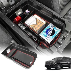 Center Console Organizer Tray for 2018-2024 GMC Terrain Armrest Box Storage Secondary Car Box Insert Coin Storage Accessories