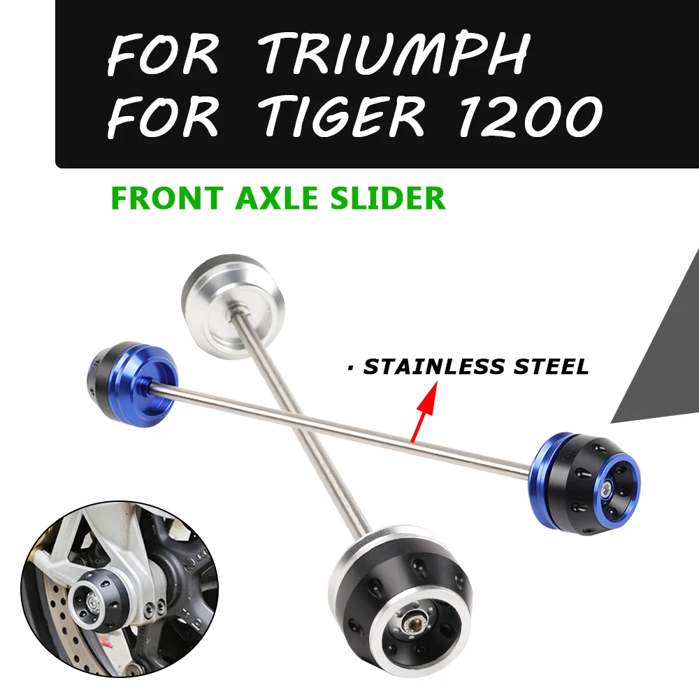 

Motorcycle Front Wheel Fork Axle Slider Crash Pad Frame Slider For Triumph Tiger1200 Explorer Tiger 1200 XC XCA XCX XR XRT XRX