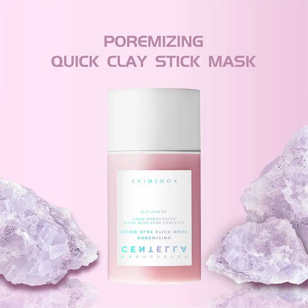 Pink Salt Facial Cleansing Mud Stick Soften Old Keratin Clean Pores Skin Softening Moisturizing Improve Skin Texture Solid Mask image 5