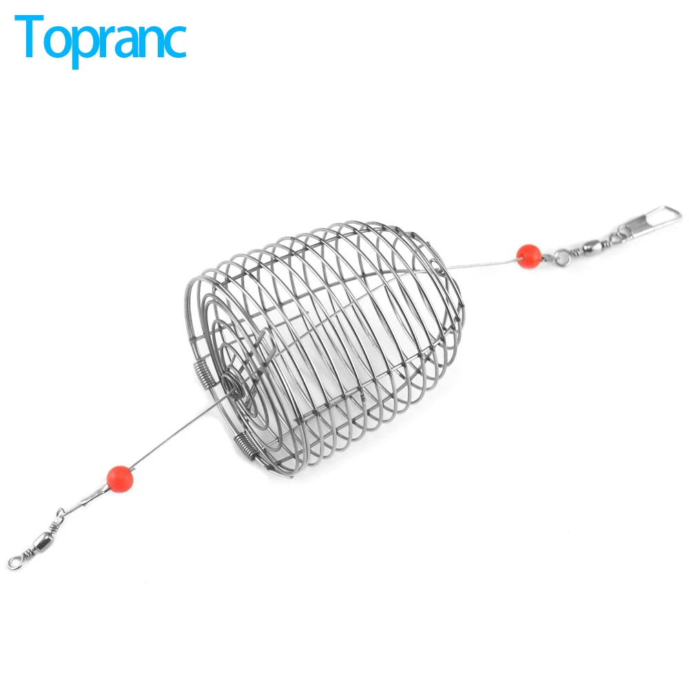 2/4pcs Fishing Bait Trap Cage Stainless Steel Wire Fishing Lure Cage Increase Catch Rate Fishing Accessories Feeder Holder