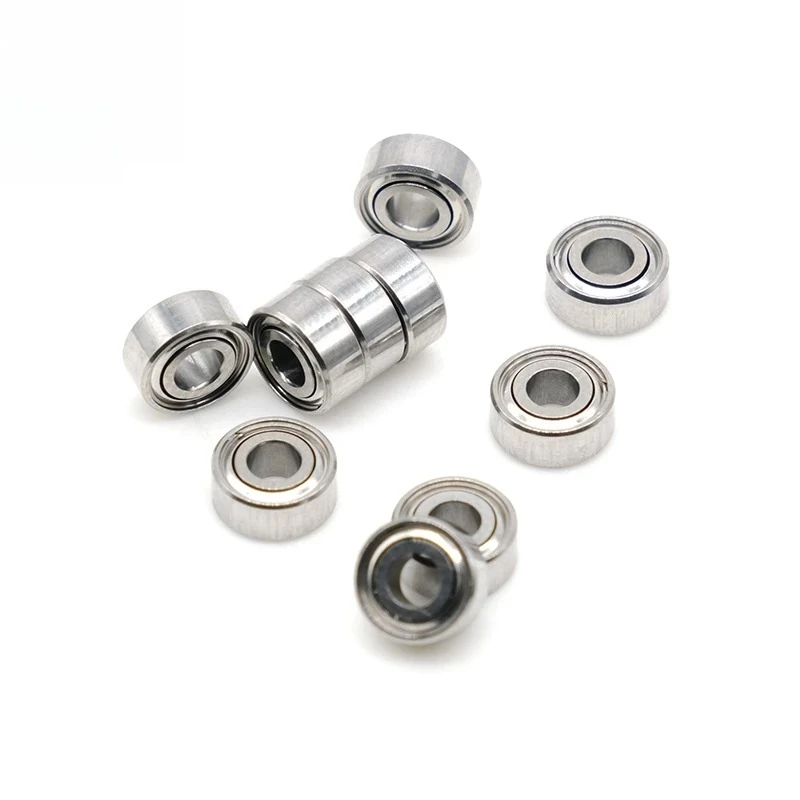 10PCS 682ZZ 2x5x2.3 mm Deep Groove Ball Bearings Chromium Steel Material High Wear Resistance For Aircraft Models And Toy Motors