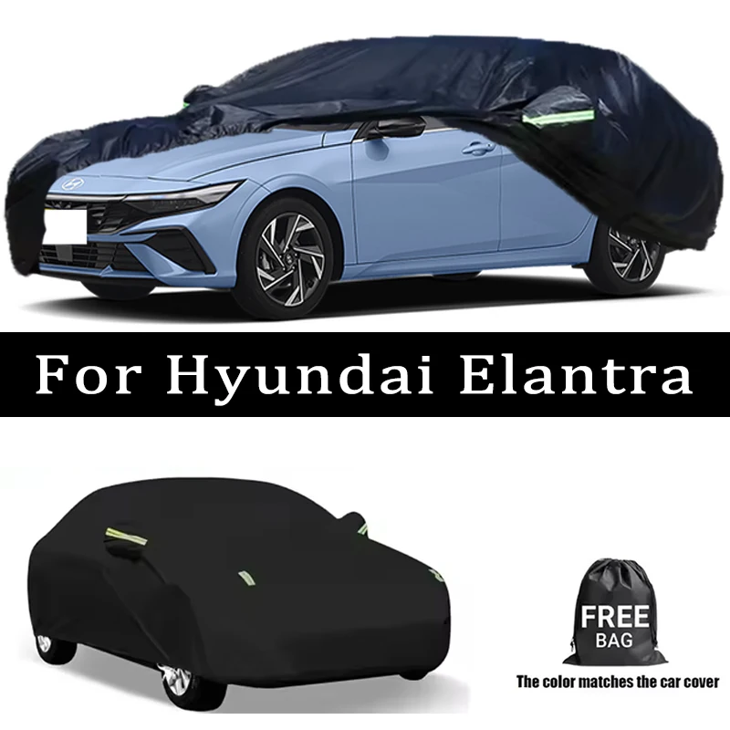 All-Season Car Cover for Hyundai Elantra - Outdoor Full Protection, Waterproof Dustproof Heat-Resistant Car Accessories