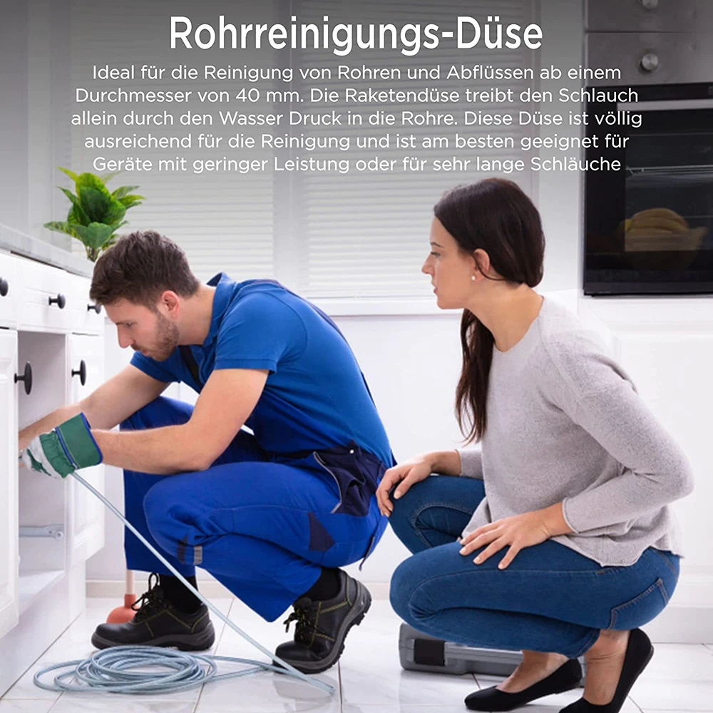 Rouewysokociśnieniowa rura odpływowa czyszczenie kanalizacji dysza do pogłębiania dysza do czyszczenia karcher adapter akcesoria środek do