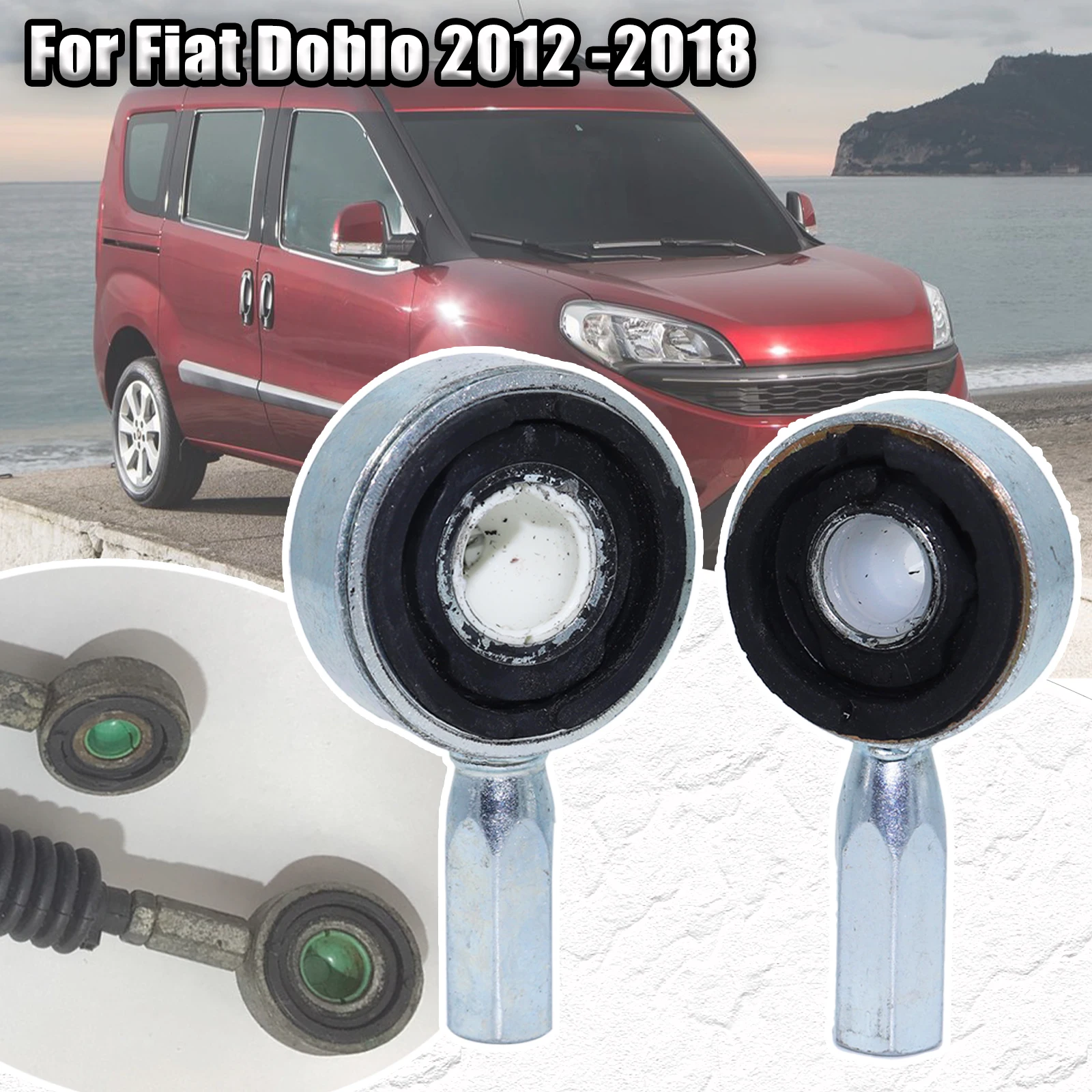 

For Fiat Doblo 2012 -2018 Manual Gearbox Shift Cable Linkage Bushing Shifter Lever Selector Connect Both End Replacement Parts