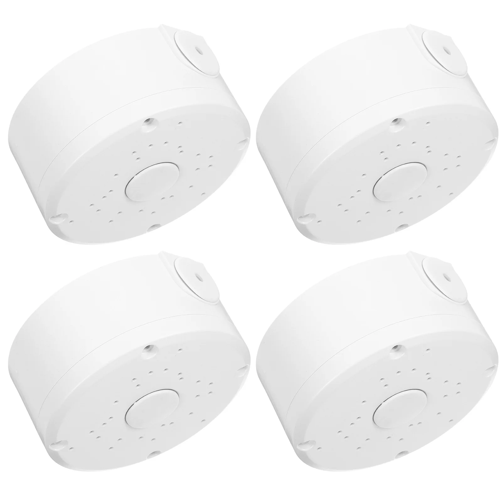 

4pcs Hemisphere Bracket Cable Cover Outdoor Extension Cord Protector Plastic Connection Box Wall Mounted Enclosure Ceiling