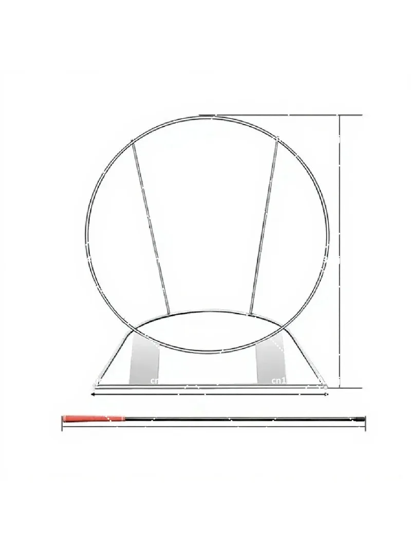 Indoor Stainless Steel Swing Exerciser Portable Disassemblable Posture Correction Fitness Equipment