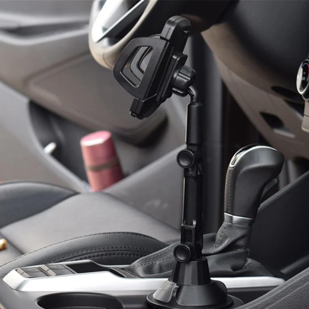 

Car Cup Holder Phone Mount ABS Durable Adjustable Cell Phone Stand for Car Interior Navigation Bracket Cup Holder
