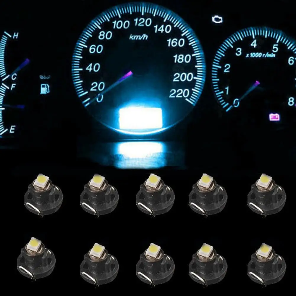 

Kits LED Light Instrument Dash TNeo Wedge Bulbs Climate Cluster Dashboard Gauge 10Pcs/Set 12-14V DC Accessories