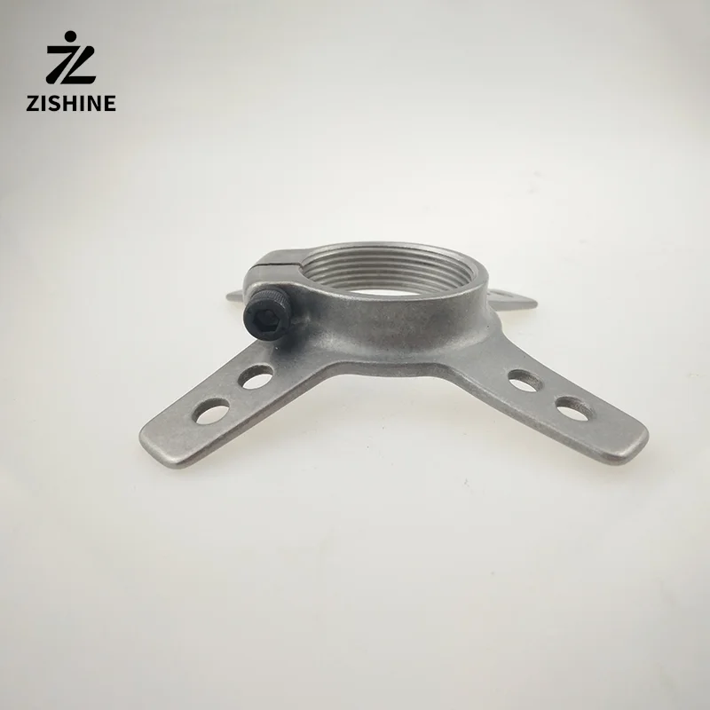 Stainless Steel 4-Jaw Socket Adapter for Prosthetic Leg Artificial Limb Alignment Parts Transtibial Transfemoral Components