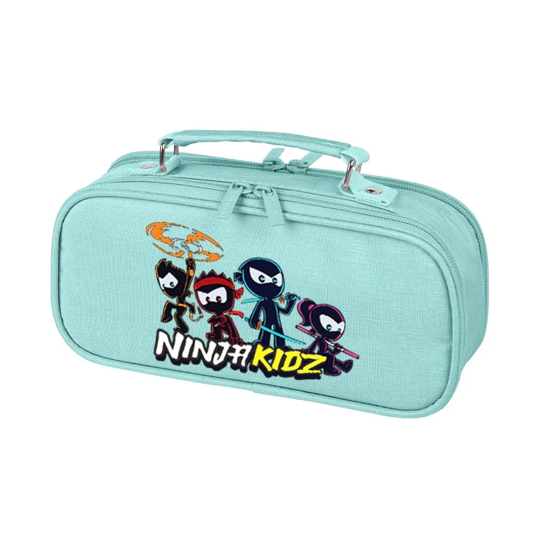 Ninja Kidz Kids Pencil Case Cartoon Multi Layer Multifunctional Pen Bag Large Capacity Pencil Case Pen Children Gift