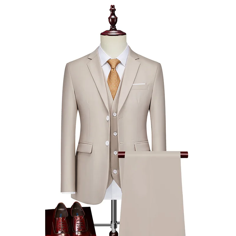 

H68 Customized Groomsmen Formal Men's Business Casual Suit Suit Solid Color Suit Suit Men