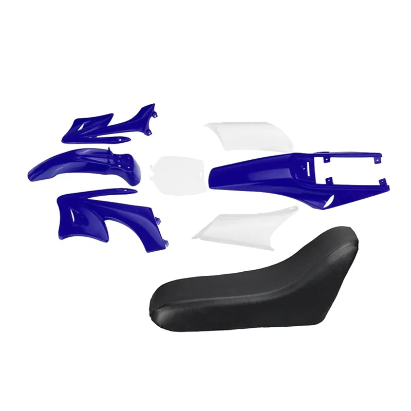 8Pcs 47Cc 49Cc Plastic 2-Stroke Dirt Bike Set Mudguard Seat Fairing Body Kits