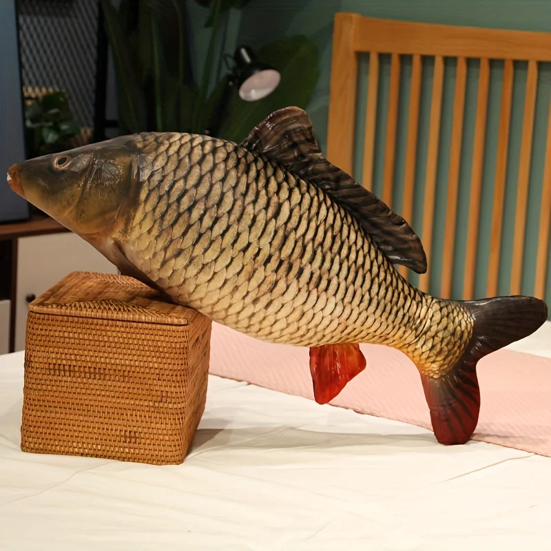 30cm Simulation lustige Fisch Plüschtiere weiches Stofftier lebensechte Tilapia Mossambica Plüsch Kissen Kinder Geburtstags geschenk Wohnkultur