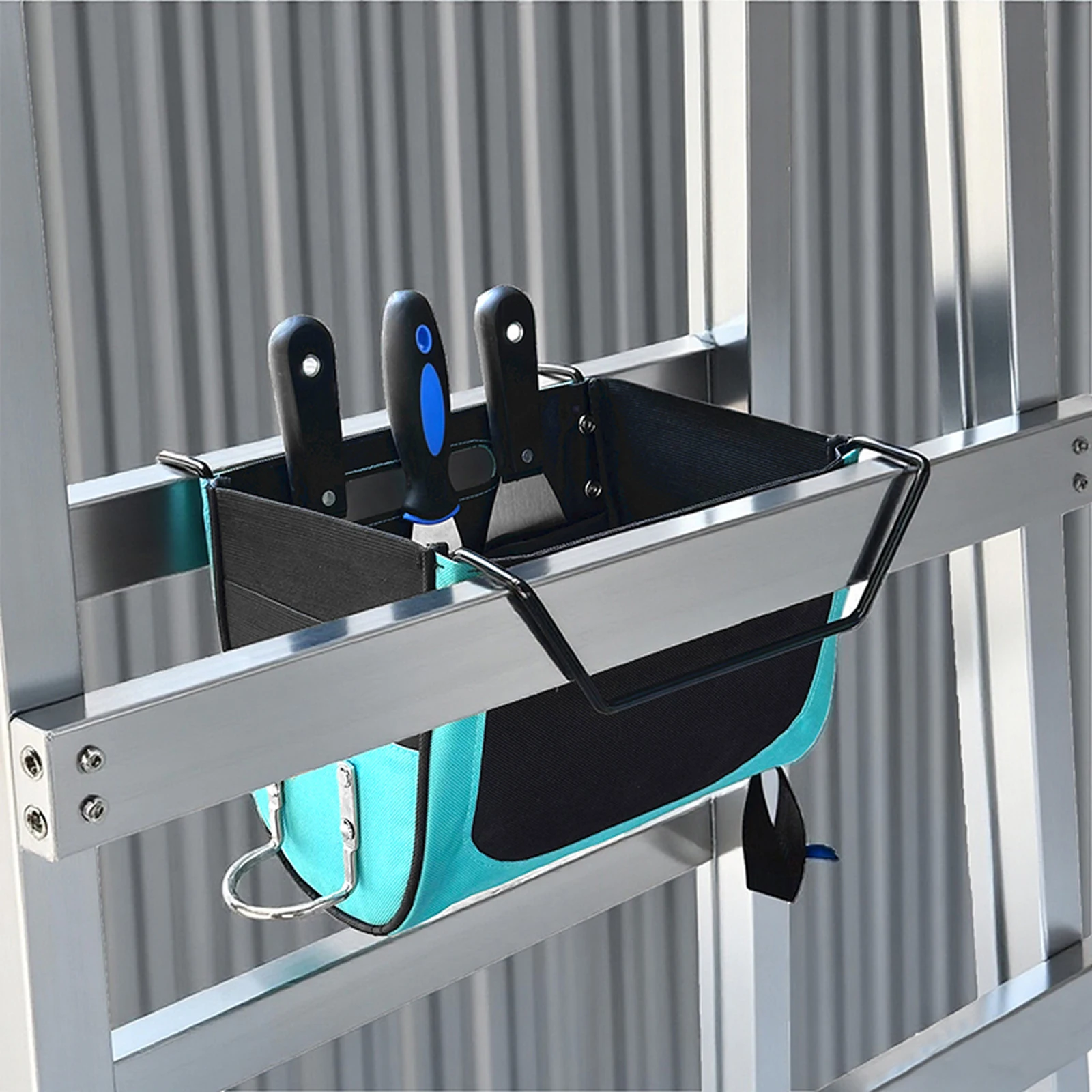 Portable Ladders Pouch Elastic Storage Bag Large Capacity Oxford Cloth Organizer Bag for Ladder Tool Kits Organizer & Storage