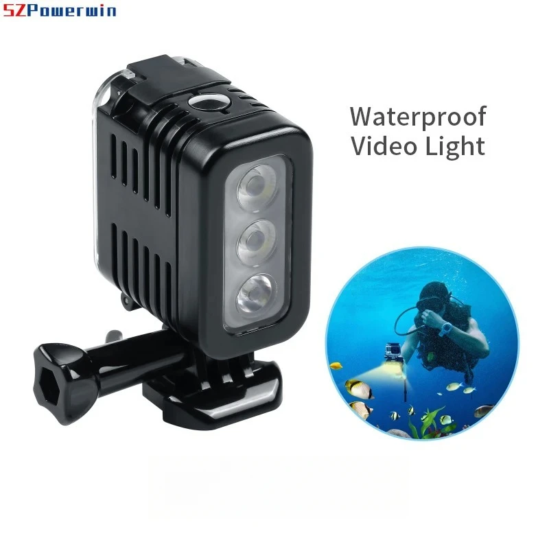 45 Meters Waterproof Video LED Diving Light Spot Lamp for Go Pro Gopro Underwater Fill Light Action Camera Accessorises