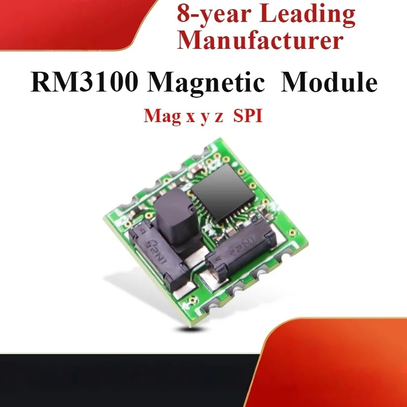 WitMotion RM3100 Military-Grade Magnetometer Compensation Chip, PNI RM3100 High-Accuracy Magnetometer Geomagnetism,SPI Interface