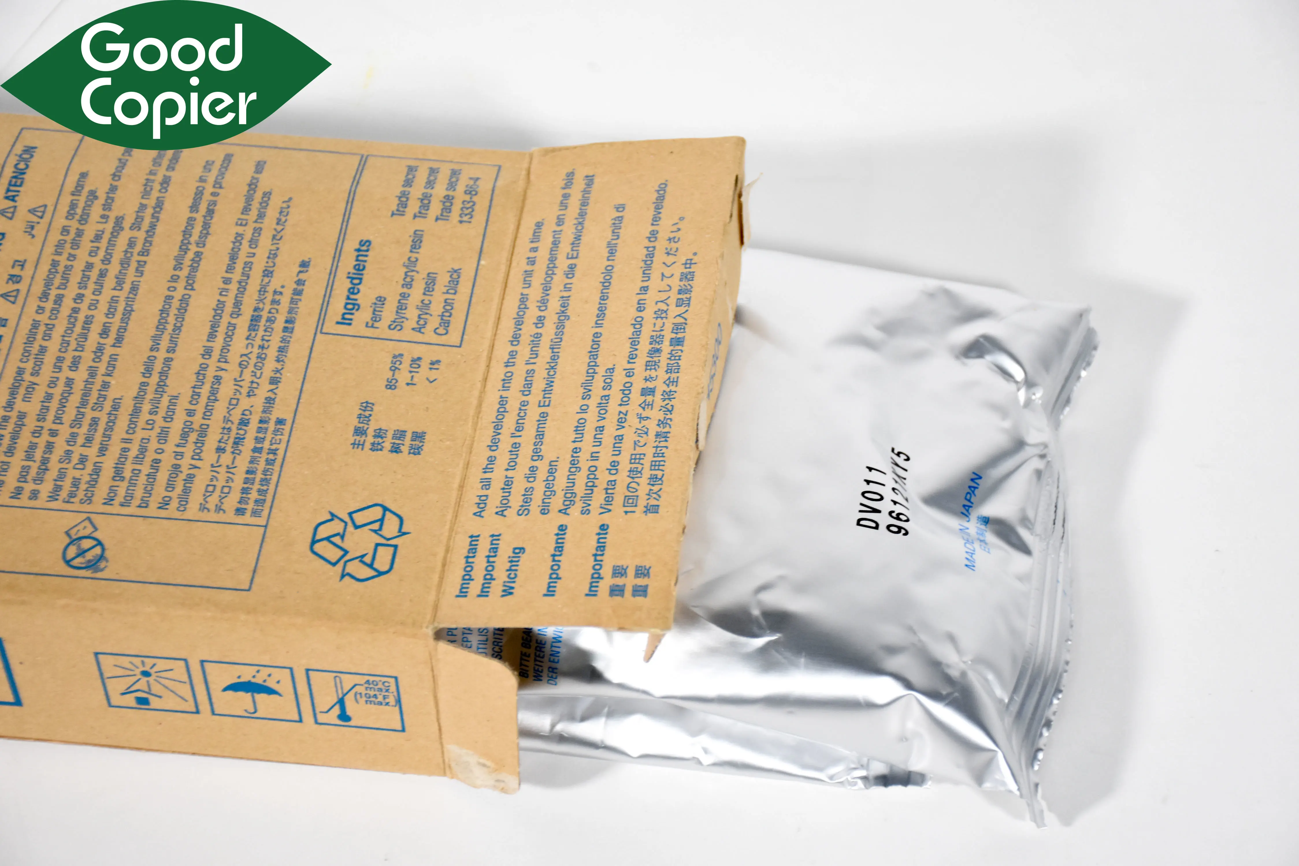 1 bolsa DV910 DV 910 DV-910 DV010 DV-010 DV 010 desarrollador para Konica Minolta Bizhub 1050 1051 1200 TN911 920 950