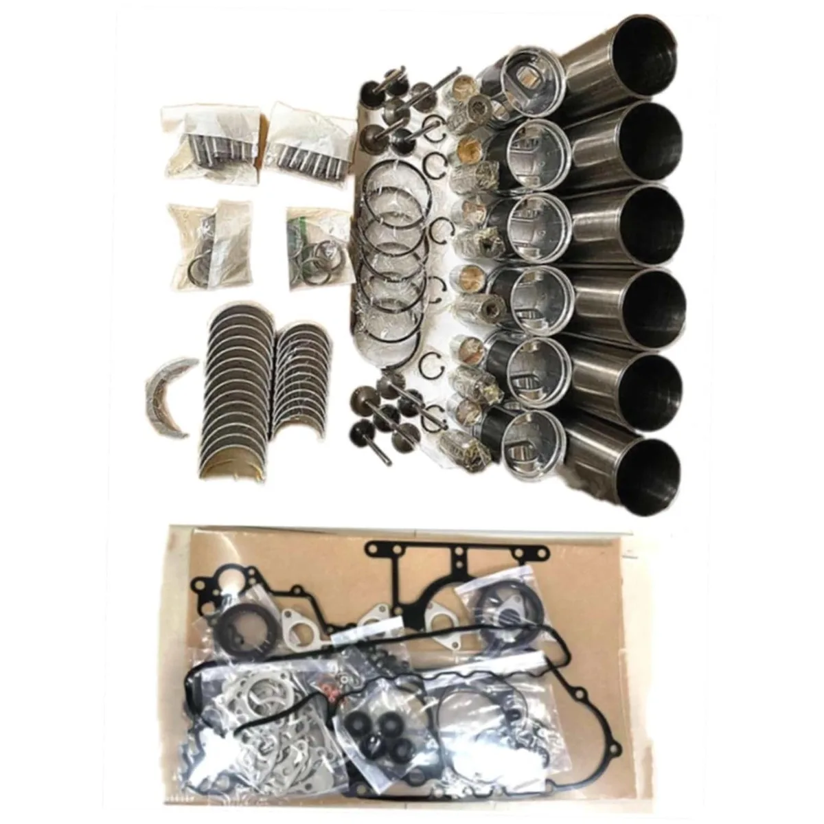 

Комплект для капитального ремонта двигателя STD 6D34 для Mitsubishi 6D34T, экскаватора HD820-2, поршень ME088990